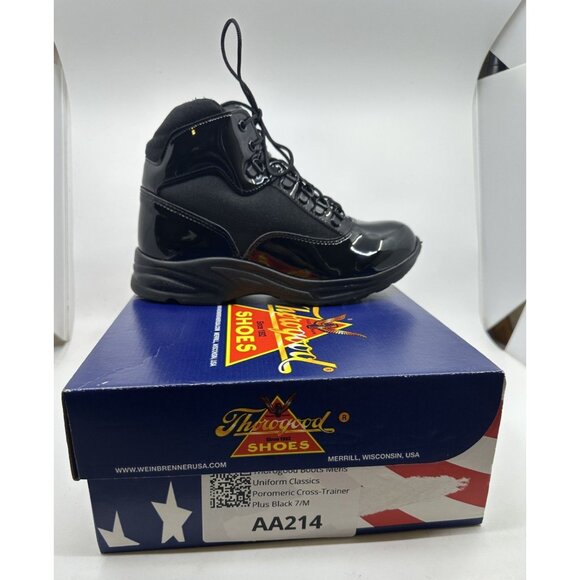 Thorogood Boots Mens Uniform Classics Poromeric Cross-Trainer Plus Black 7/M - Picture 5 of 8